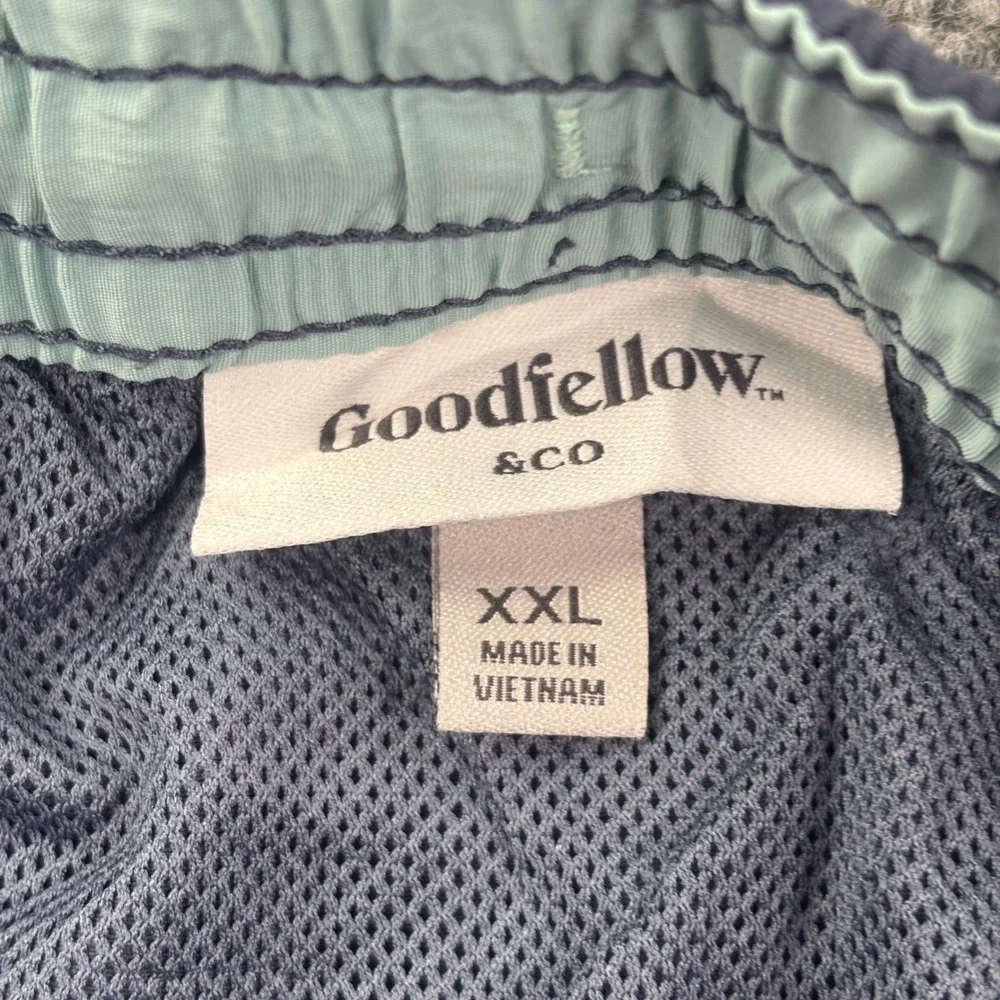 Goodfellow & Co Swim Trunks XXL Gray Nylon Mesh Lined Board Shorts Mens